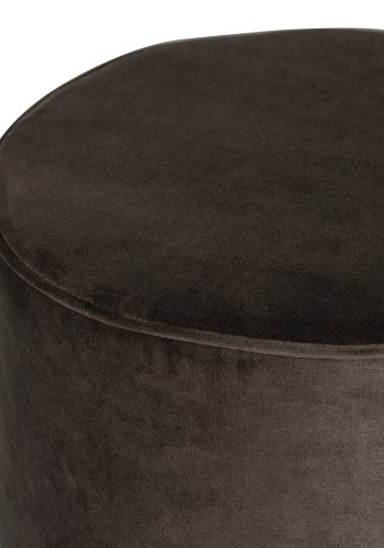 WOOOD Sara hy puff, rund - varm grnn polyesterflyel (46)