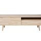 WOOOD Tygo TV-bord, m. 1 rom, 1 skuff og 1 dr - naturlig eik (150x44)