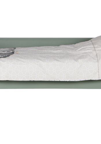 WOOOD Nikki junior sovesofa ramme, ekskl. lamellbunn, madrass og skuff - jadegrnn furu (90x200)