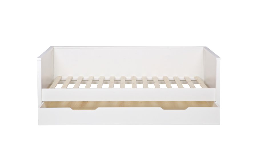 TRE Nikki sengeskuff/gjesteseng, ekskl. lamellbunn og madrass - hvit furu (198x94)