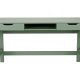 TRE Nikki skrivebord, m. 1 rom og 2 skuffer - jadegrnn furu (140x62)