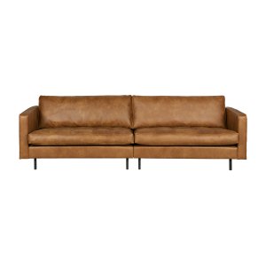 WOOOD Rodeo 3 pers. sofa - cognac stof