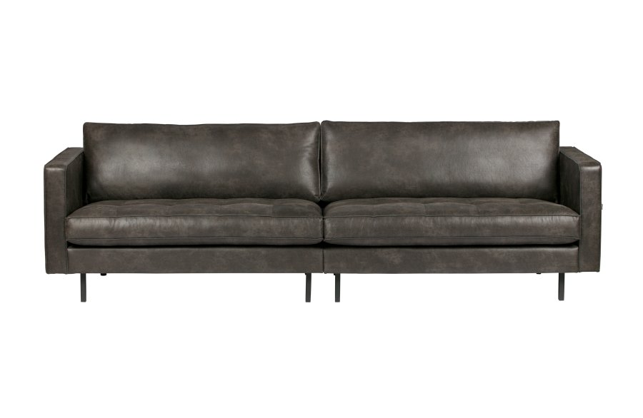 WOOOD Rodeo 3-seters sofa - svart stoff