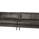 WOOOD Rodeo 3-seters sofa - svart stoff