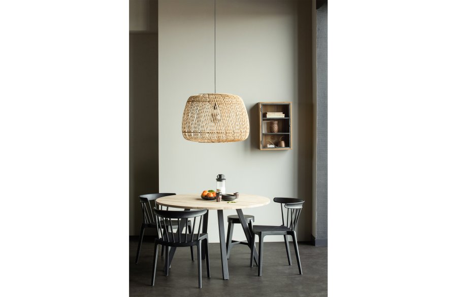 WOOOD Bliss spisebordstol, stablebar - sort plast