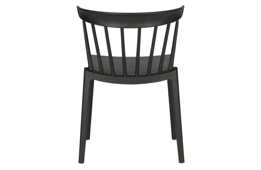 WOOOD Bliss spisebordstol, stablebar - sort plast