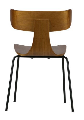 WOOOD Collection spisestuestol - brun ask finer og sort stl