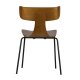WOOOD Collection spisestuestol - brun ask finer og sort stl