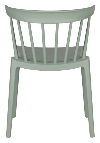 WOOOD Bliss spisebordstol, stablebar - jadegrnn plast