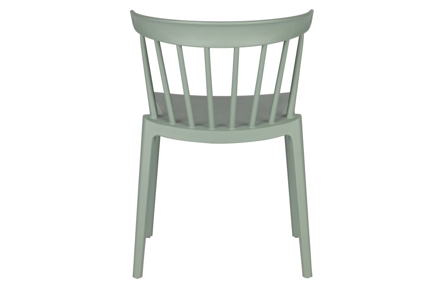 WOOOD Bliss spisebordstol, stablebar - jadegrnn plast