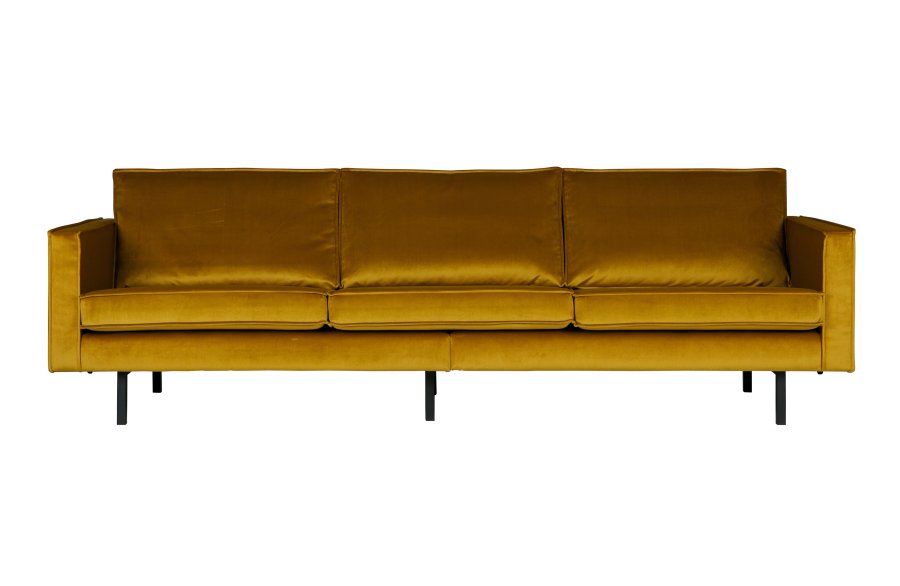 WOOOD Rodeo 3-seters sofa - oker flyel