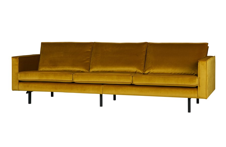 WOOOD Rodeo 3-seters sofa - oker flyel