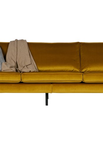 WOOOD Rodeo 3-seters sofa - oker flyel