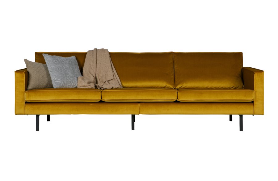 WOOOD Rodeo 3-seters sofa - oker flyel