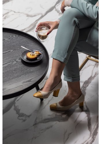 WOOOD Mesa sidebord XL, rundt - svart MDF og furu (78)