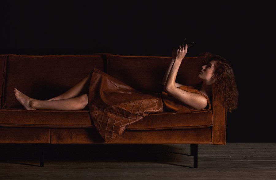 WOOOD Rodeo 3-seters sofa - rustflyel