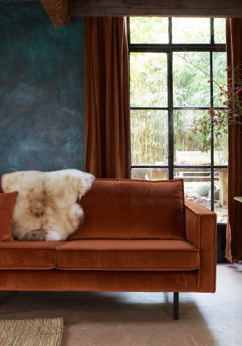 WOOOD Rodeo 3-seters sofa - rustflyel