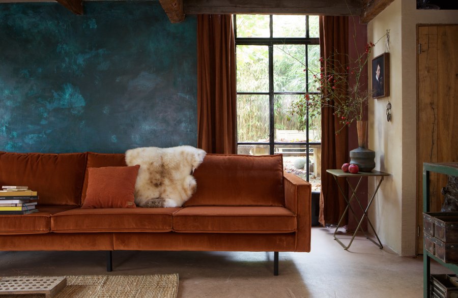 WOOOD Rodeo 3-seters sofa - rustflyel