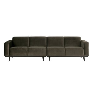 WOOOD Statement 4 pers. sofa - varm grn fljl
