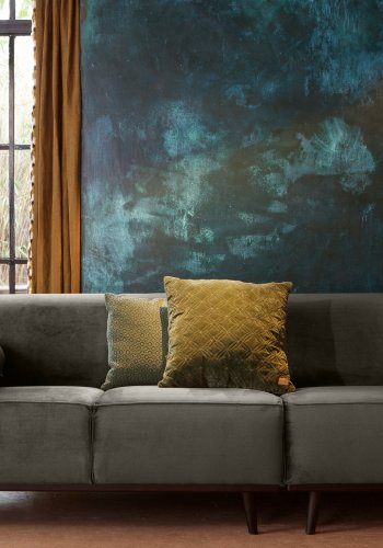 WOOOD Statement 4-seters sofa - varm grnn flyel