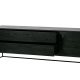 TRE EKSKLUSIV Silas TV-bord, m. 1 dr, 1 hylle, 2 skuffer - sort Blacknight brstet ask