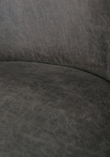 WOOOD Vogue lenestol - svart stoff og svart metall