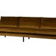 WOOOD Rodeo 3-seters sofa - honninggul flyel