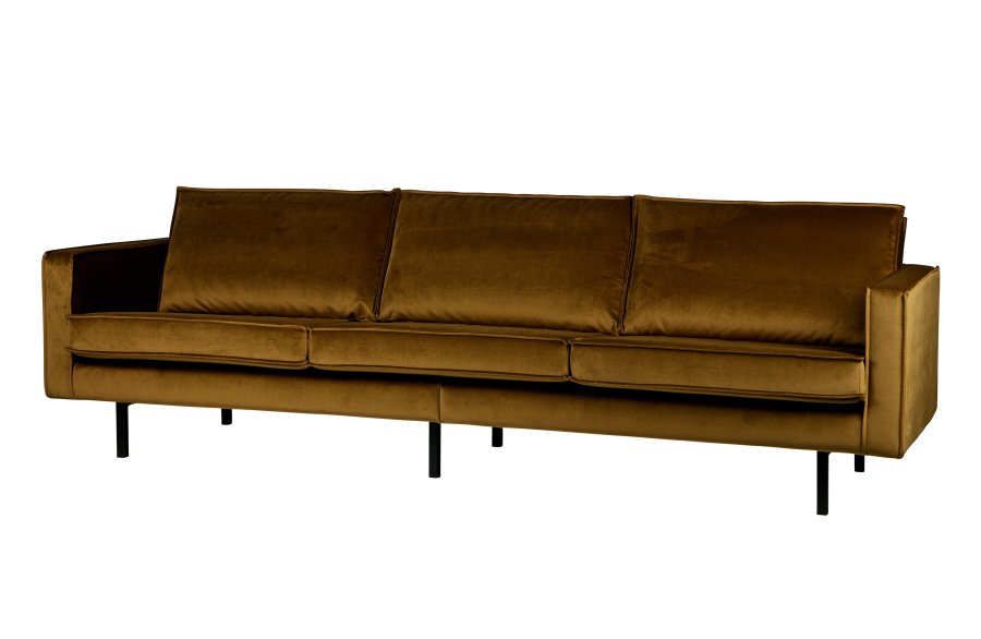 WOOOD Rodeo 3-seters sofa - honninggul flyel