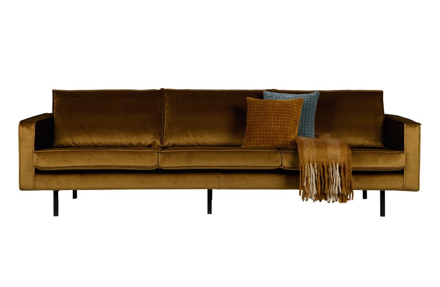 WOOOD Rodeo 3-seters sofa - honninggul flyel