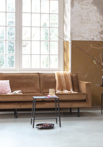 WOOOD Rodeo 3-seters sofa - honninggul flyel