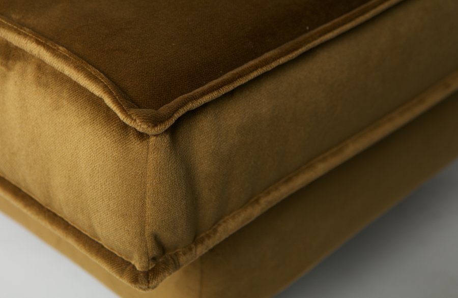 WOOOD Rodeo daybed, venstre - honninggul flyel