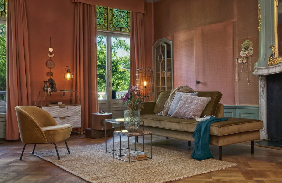 WOOOD Rodeo daybed, venstre - honninggul flyel