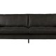 WOOOD Rodeo 2,5 seter sofa - svart stoff
