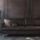 WOOOD Rodeo 2,5 seter sofa - svart stoff