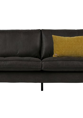 WOOOD Rodeo 2,5 seter sofa - svart stoff