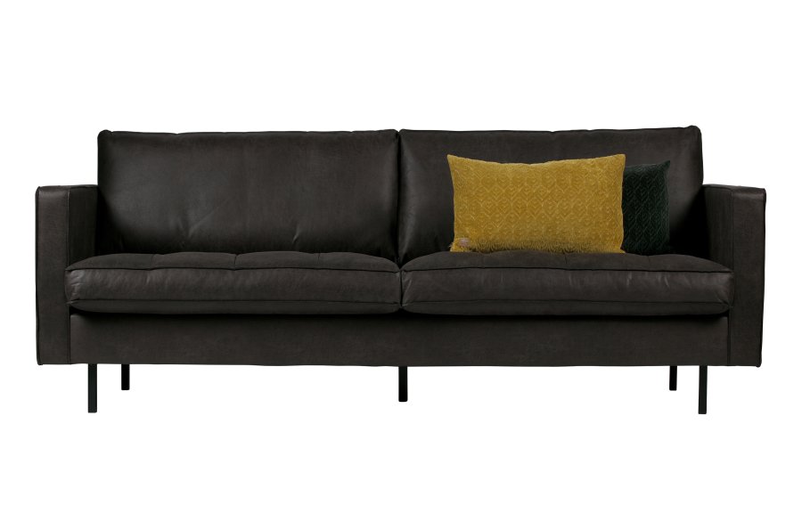 WOOOD Rodeo 2,5 seter sofa - svart stoff