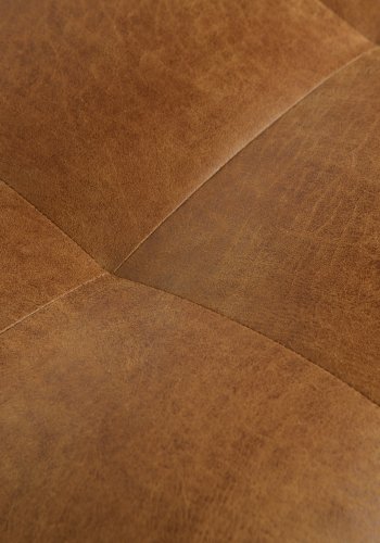 WOOOD Rodeo lenestol - cognac stoff