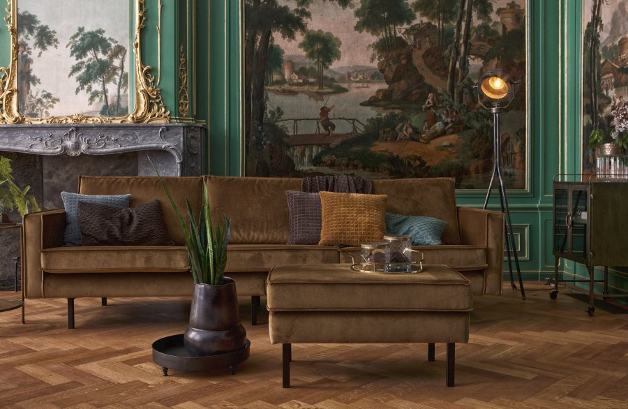 WOOOD Rodeo puff - honninggul flyel (84x54)