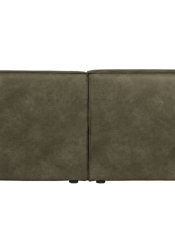 WOOOD Bean 3,5 seter sofa - armygrnn skinnfiber/polyester