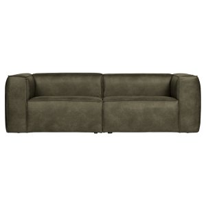 WOOOD Bean 3,5 pers. sofa - army grn lderfiber/polyester