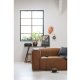 WOOOD Bean 3,5-manns sofa - cognac skinnfiber/polyester