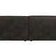 WOOOD Bean 3,5 seter sofa - svart skinnfiber/polyester