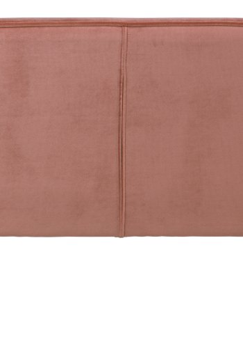 WOOOD Sara liten sofa - gammelrosa polyesterflyel og tre