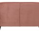 WOOOD Sara liten sofa - gammelrosa polyesterflyel og tre