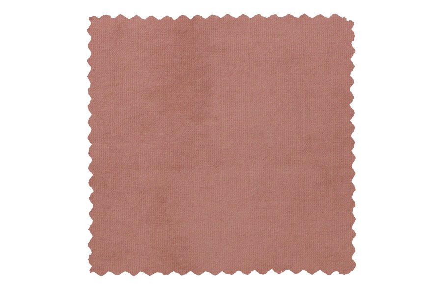 WOOOD Sara liten sofa - gammelrosa polyesterflyel og tre