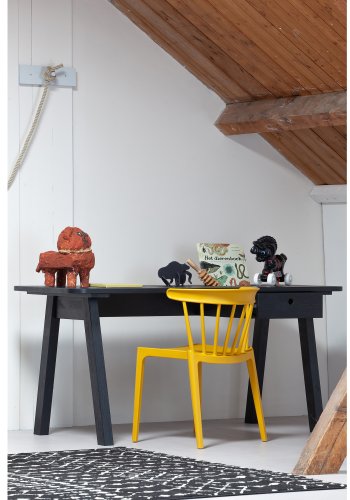 WOOOD Bliss spisebordstol, stabelbar - okerplast