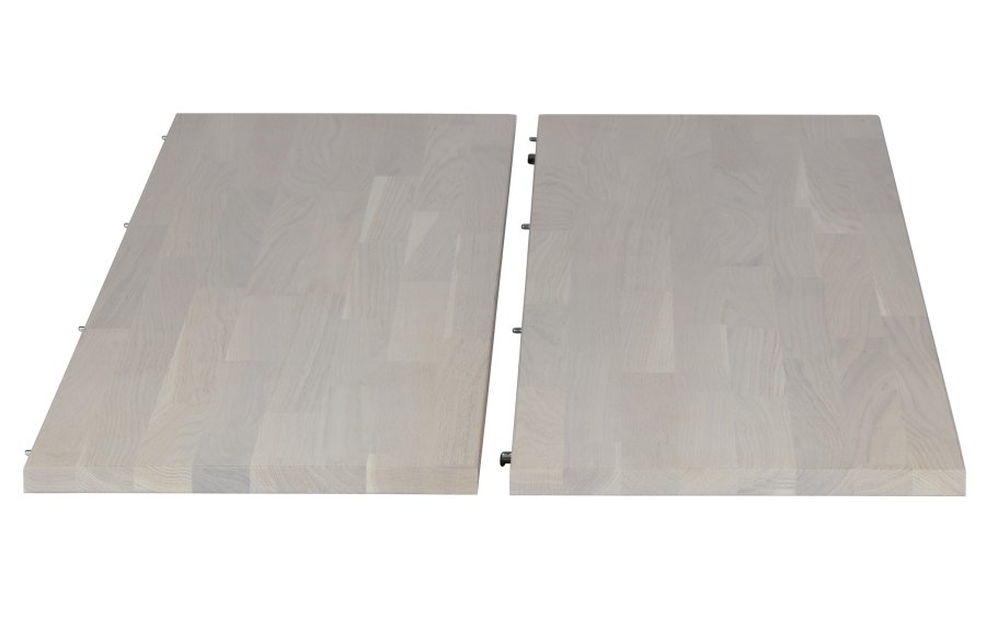 WOOOD EKSKLUSIV Lange Jan spisebord, m. 2 tilleggsplater - sydney white oak (120)