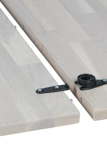WOOOD EKSKLUSIV Lange Jan spisebord, m. 2 tilleggsplater - sydney white oak (120)