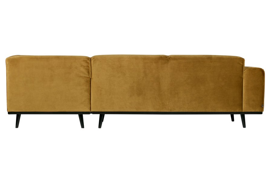 WOOOD Statement hjrnesofa, hyre - honninggul flyel