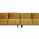 WOOOD Statement 4-seters sofa - honninggul flyel